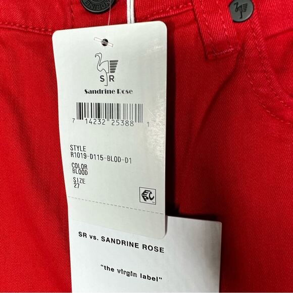 SANDRINE ROSE x Free People High Waisted Skinny Jeans NWT in Size 27 - Picture 4 of 5